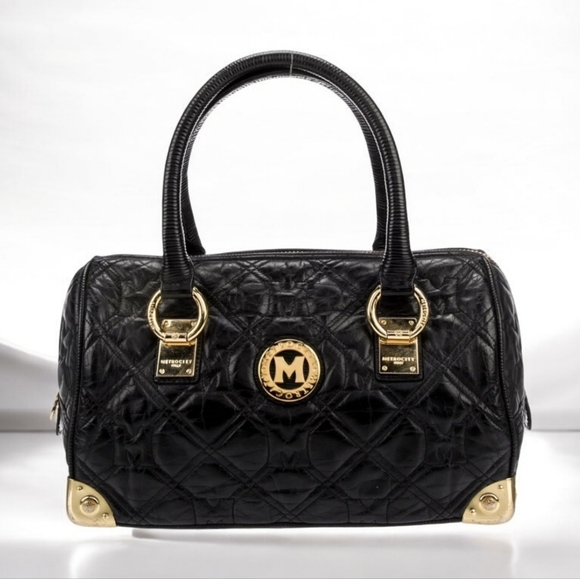 Metrocity Handbags - MetroCity Leather Satchel & Dust Bag - Made In Italy